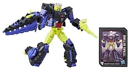 TRANSFORMERS Titans Return Decepticon Krok and Gatorface