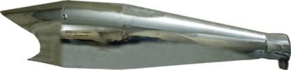 WORDZ Shark silencer Chrome Glasswool Exhaust Royal Enfield 350 Twin Spark Full Exhaust System