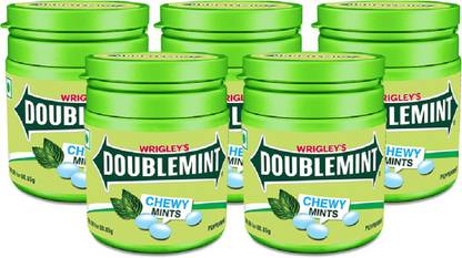 Doublemint Chewymint, 80.85g (pack of 5) Peppermint Chewing Gum