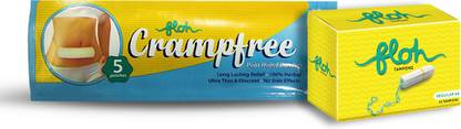 Floh Crampfree Pain Relief Patch & Regular Tampon