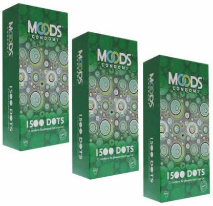 MOODS 1500 Dotted HOney MoOn Pack (Concealed/Confidential Packaging) Condom