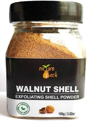 NatureSack 100% Pure, Walnut Shell Powder - 100g pack. For Face Masks, Acne, Blackheads, Pigmentation, Skin Repair, Vitalizing & Renewal Of Skin