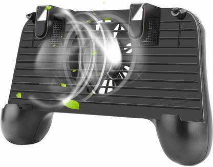Gabbar ™ 4-in-1 Power Bank and cooling fan Gamepad, L1R1 Sensitive Shoot & Aim Trigger Buttons  Gaming Accessory Kit