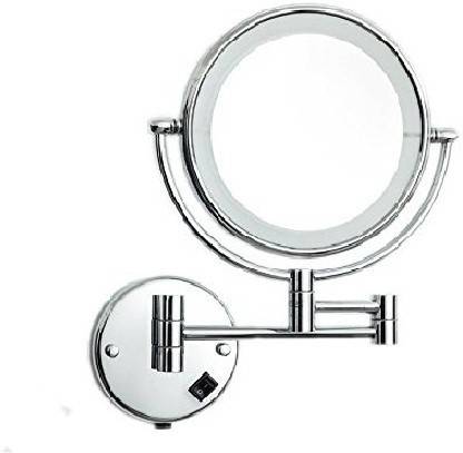 Prestige Extending LED Light Magnifying Make up & shaving Mirror 8X8 Inch (Round) Lighted Mirror