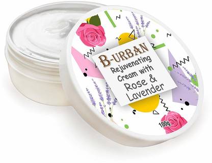 B-Urban Rejuvenating Cream with Rose and Lavender, Sulphate-free, 100g Pack
