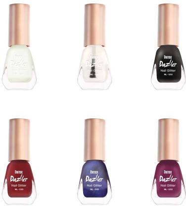 Eyetex Dazller Nail Polish (Pack of 6) Multicolor