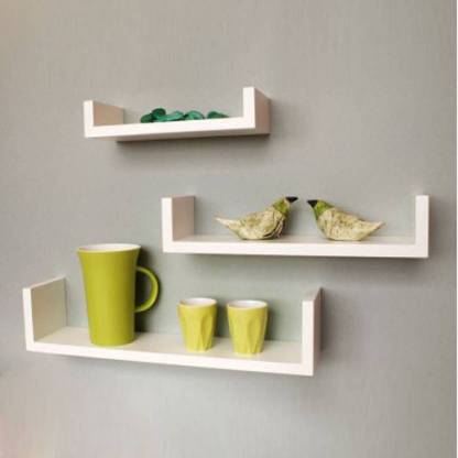 ArtfactsCrafts Art facts crafts home decor Wall shelves number of 3 MDF (Medium Density Fiber) Wall Shelf
