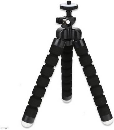 FU4 STYLE MINI ADJUSTABLE FLEXIBLE TRIPOD SELFIE STICK (MULTI COLOR) Tripod (Multicolor, Supports Up to 6) Tripod