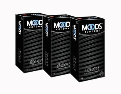 MOODS Ribbed (Concealed/Confidential Packaging) Condom
