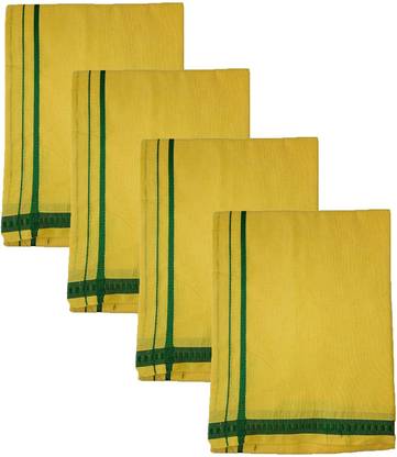 SHANMUGARAJA TEXTILES Solid Men Dhoti
