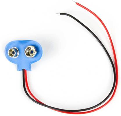 gobagee Snap 9V Battery Clip Connector -Set of 10 Pieces Power Supply Electronic Hobby Kit