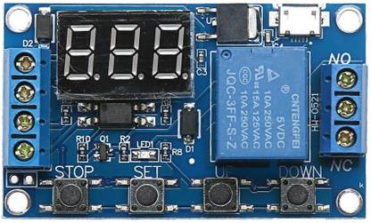 REES52 Digital On/Off Delay Relay Module 6/30V Relay Board External Trigger Automotive Relay Educational Electronic Hobby Kit