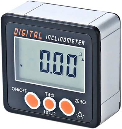 Divinext Digital Inclinometer Electronic Protractor Aluminum Alloy Shell Bevel Box Angle Finder Electronic Gauge Meter Precision Angle Measurements Base Bevel Box Spirit Level Digital Magnetic Magnetic Inclinometer Level
