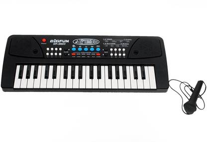 Rishabh Enterprise Bigfun BF-430A1 37 Key Electronic Keyboard Piano + Recording Function + Mike to Sing