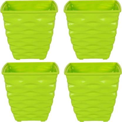 GINNIENTERPRIS Plastic Indoor Planter/Table top Planter/Plant Container/Flower Pot Plant Container प्लांट कंटेनर