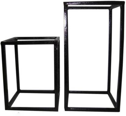 AISHIS BASKET IRON pot stand -1ft/1.5ft (Set of 2) Plant Container Set
