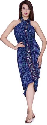 Handicraft-Palace Floral Print Women Sarong