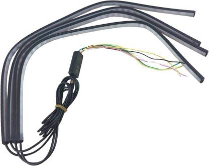 PRTEK Universal Car RGB LED Strip Lighting Bars Flexible Front Grill light strip Car Fancy Lights