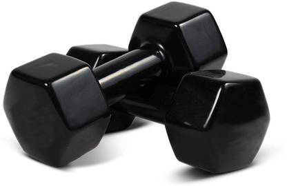 L'AVENIR FITNESS PAIR of Premium Quality Vinyl Coated (6kg * 2 = 12kg) Fixed Weight Dumbbell