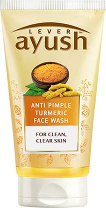 Lever Ayush Anti Pimple Turmeric Face Wash