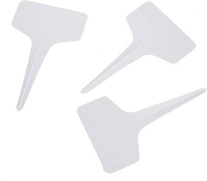 BOLT White Plastic T-Type Plant Shrub Tree Seeds Tags Markers Nursery Garden Labels Garden Tool Kit