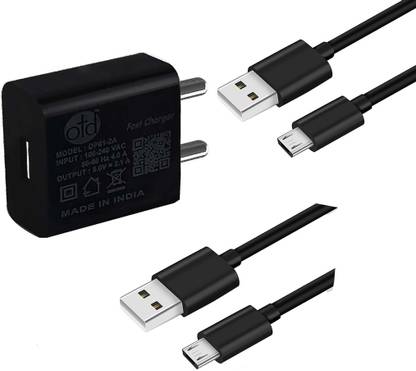 OTD Wall Charger Accessory Combo for Intex Aqua Q7, Intex Aqua Q7 Pro, Intex Aqua Q8, Intex Aqua R3, Intex Aqua Raze, Intex Aqua Ring, Intex Aqua S3, Intex Aqua S7