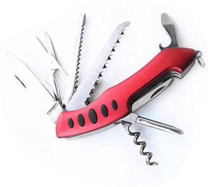 तुही New Stylish Multitool 13 फंक्शन मल्टी यूटिलिटी स्विस चाकू