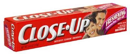 Closeup Cinnamon Red Gel Anticavity Fluoride Toothpaste, 6 oz Toothpaste