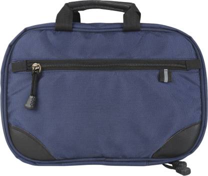Favria Four Layer Multipurpose Blue Polyester Travel Toiletry Kit