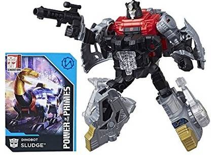 TRANSFORMERS Generations Power of the Primes Deluxe Class Dinobot Sludge