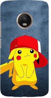 NDCOM Back Cover for Motorola Moto G5 Pikachu Printed