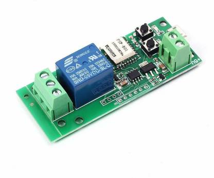 REES52 WiFi Wireless Smart Switch Relay Module for Smart Home 5V 5V/12V?Ba applied to access control, turn on PC, garage door (5v) Micro Controller Board Electronic Hobby Kit