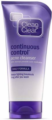 Clean and Clear Pimple Continuous Control Acne Cleanser 140g Face Wash