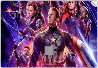 GADGETSWRAP GWSE-539 Printed Avengers End Game Steve Vinyl Laptop Skin Compatible for 12.3 inch