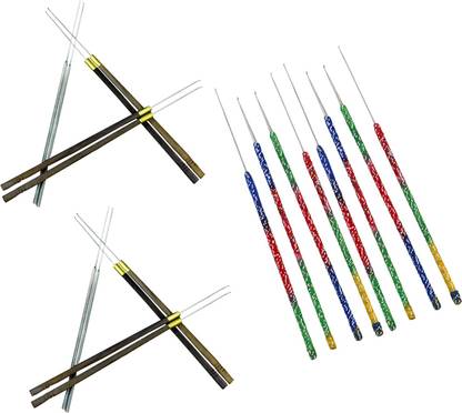 Embroiderymaterial Aari Needle Combo Pack of 20 Needls for Bead, Sequins, Metal Wires and Thread Embroidery Hand Sewing Needle