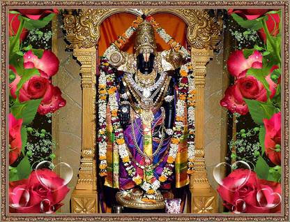 Mode stoff HG3 Without Frame Sri Balaji Digitally printed Polyester Canvas 24 inch x 32 inch Painting