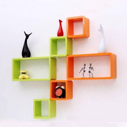 A..R Handicraft ZAB00164 MDF (Medium Density Fiber) Wall Shelf