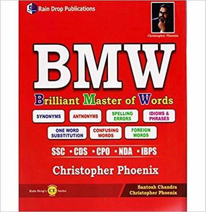 Brilliant Master Of Words(Bmw) By Christopher Phoenix (Bilingual,paperback) Ssc,cds,cpo,nda,ibps And Other Competitive Exam
