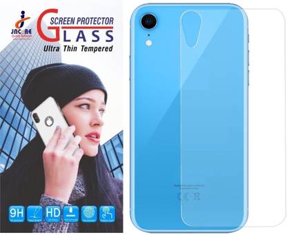 Jacure Back Tempered Glass for iPhone XR Back Nano Design Case Friendly HD Clear 9H Bubble Free Anti Fingerprint Apple iPhone XR