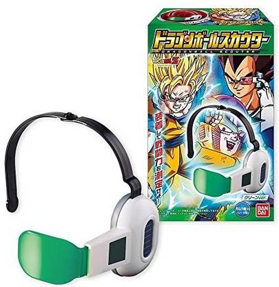Bandai Dragon Ball Z Cosplay Warrior Adjustable Green Lens Scouter Toy