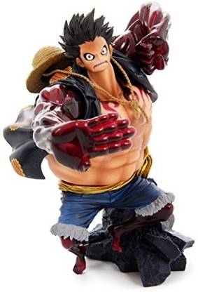 BANPRESTO One Piece 6.3-Inch Monkey D Luffy Figure, SCultures Big Zoukeio Special, Gear Fourth