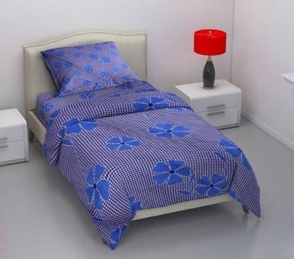 Twinkle Star's 200 TC Polycotton Single Polka Flat Bedsheet
