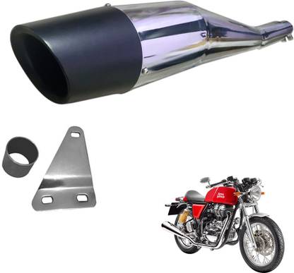 Dhe Best Angular Dolphin Glasswool / Filter Royal Enfield Continental GT फुल इग्ज़ॉस्ट सिस्टम