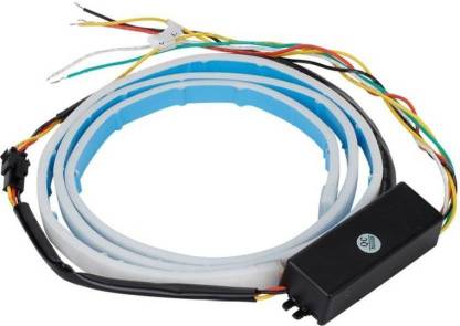 DELMOHUT Car Dicky Light / Trunk light / Flow LED Strip / Boot LED DRL Strip light (works with all cars) Car Fancy Lights