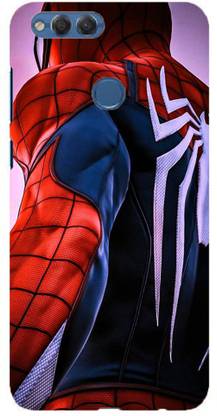 NDCOM Back Cover for Honor 7X Spider Man Printed