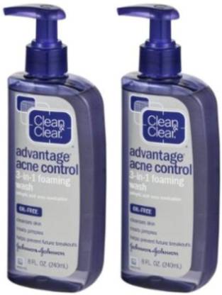 Clean & Clear Clear Advantage Acne Control 3 in 1 Foaming Wash Face Wash