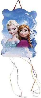 Partysanthe Frozen Pinata Print Pull String Pinata Small for Birthday Party/Party Pinata / Goodies Bag Pull String Pinata