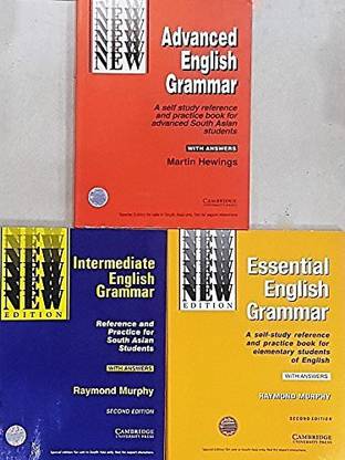 Cambridge Essential + Intermediate + Advanced English Grammar (Combo Pack Of 3 Books With Answers)