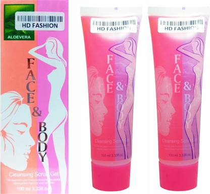 HD Fashion Face & Body Cleansing Scrub Gel Scrub