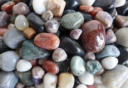 Pebble Concepts PCPB012 Regular Asymmetrical Quartz Pebbles